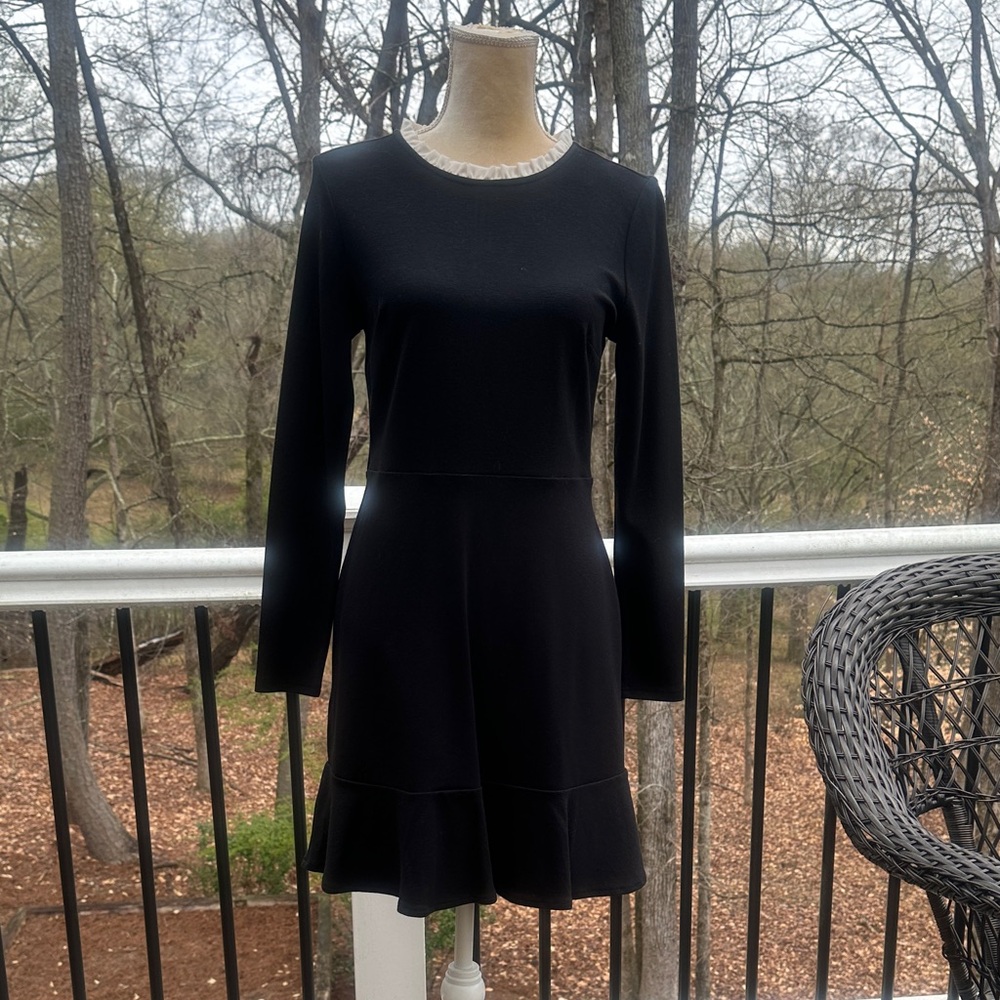 NWT: LOFT Black Long Sleeve Dress